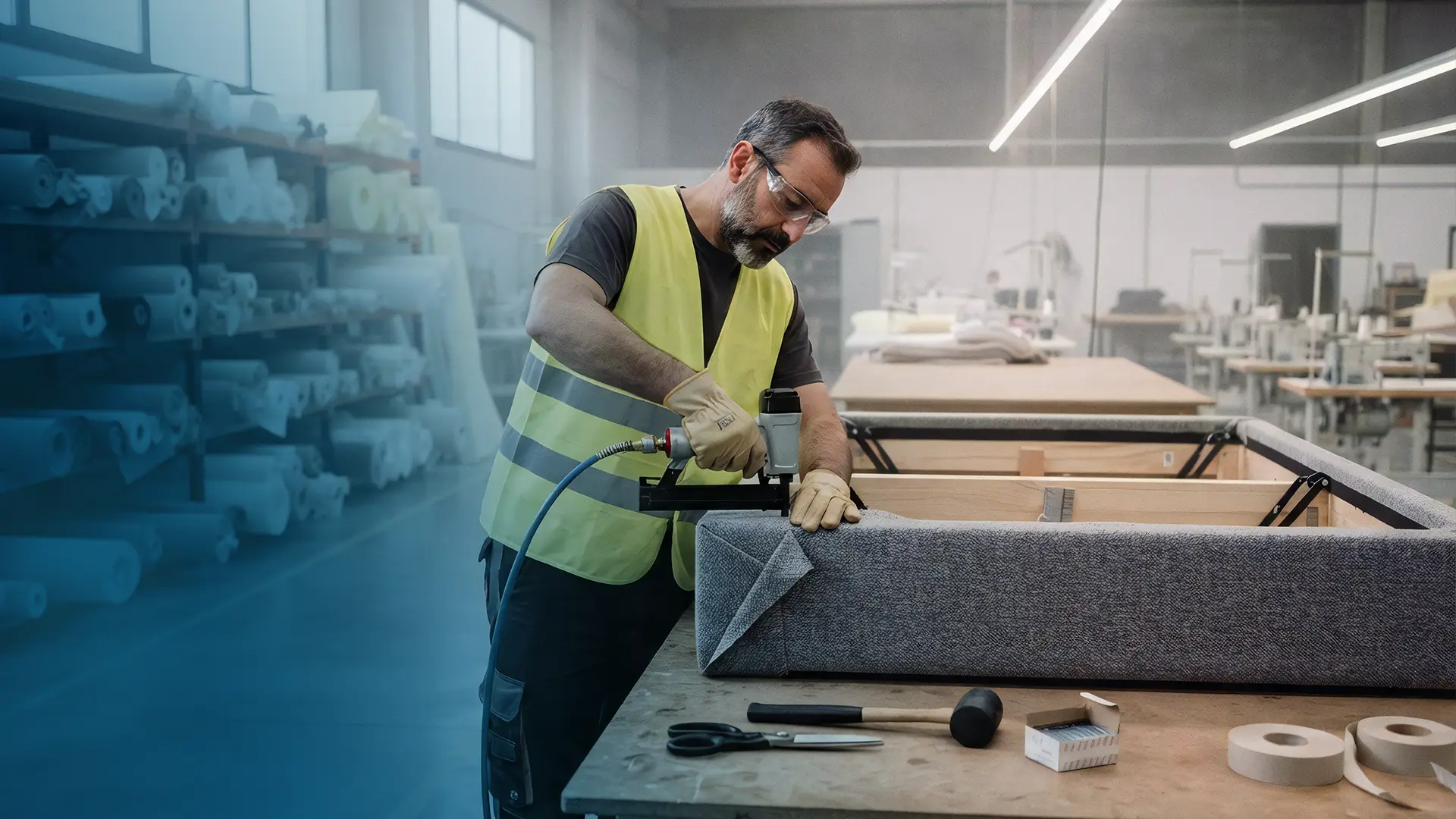 Equipo de fabricación de YoniCam en las instalaciones de Yecla, Murcia